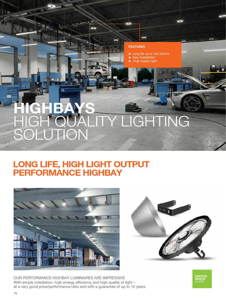 LEDVANCE High Bay Luminaires Overview | PDF | Lighting ...