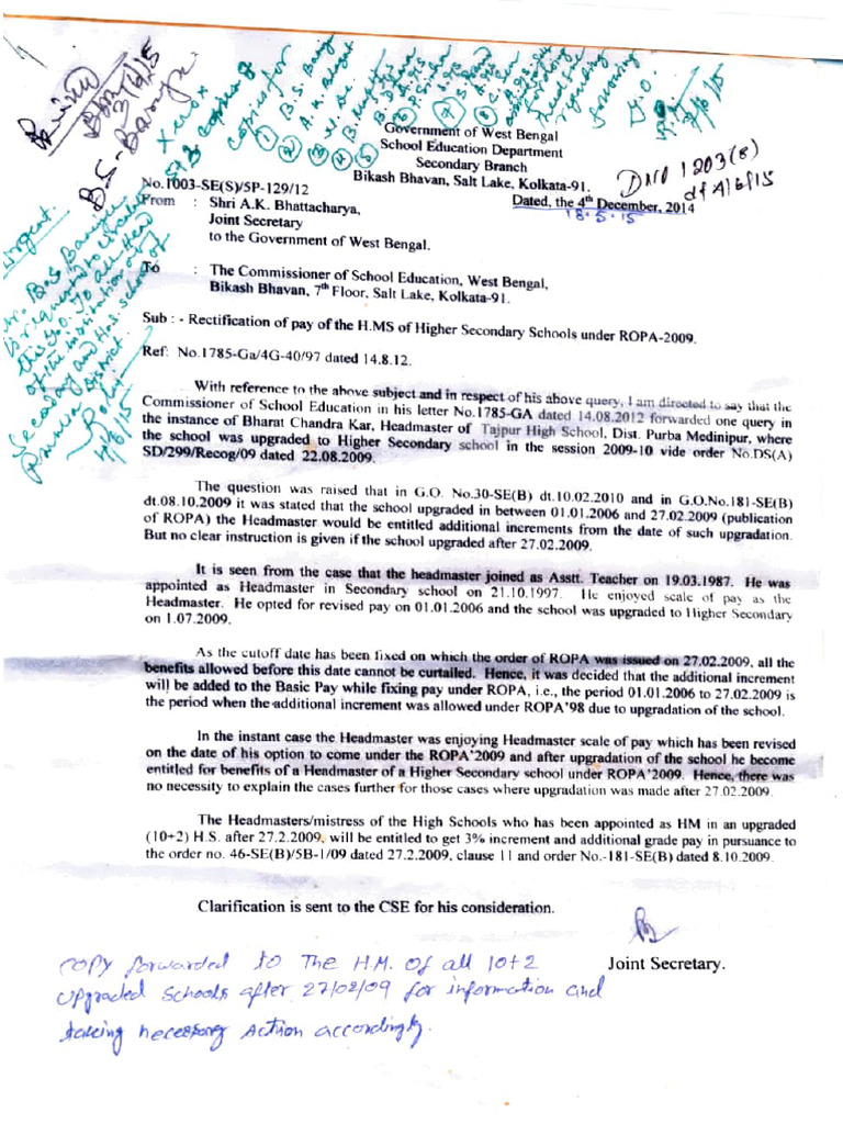 1003-SE Rectification of Pay of HM | PDF