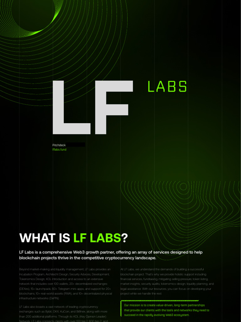 LF Labs Pitch Deck | PDF | Market Liquidity | High Frequency Trading