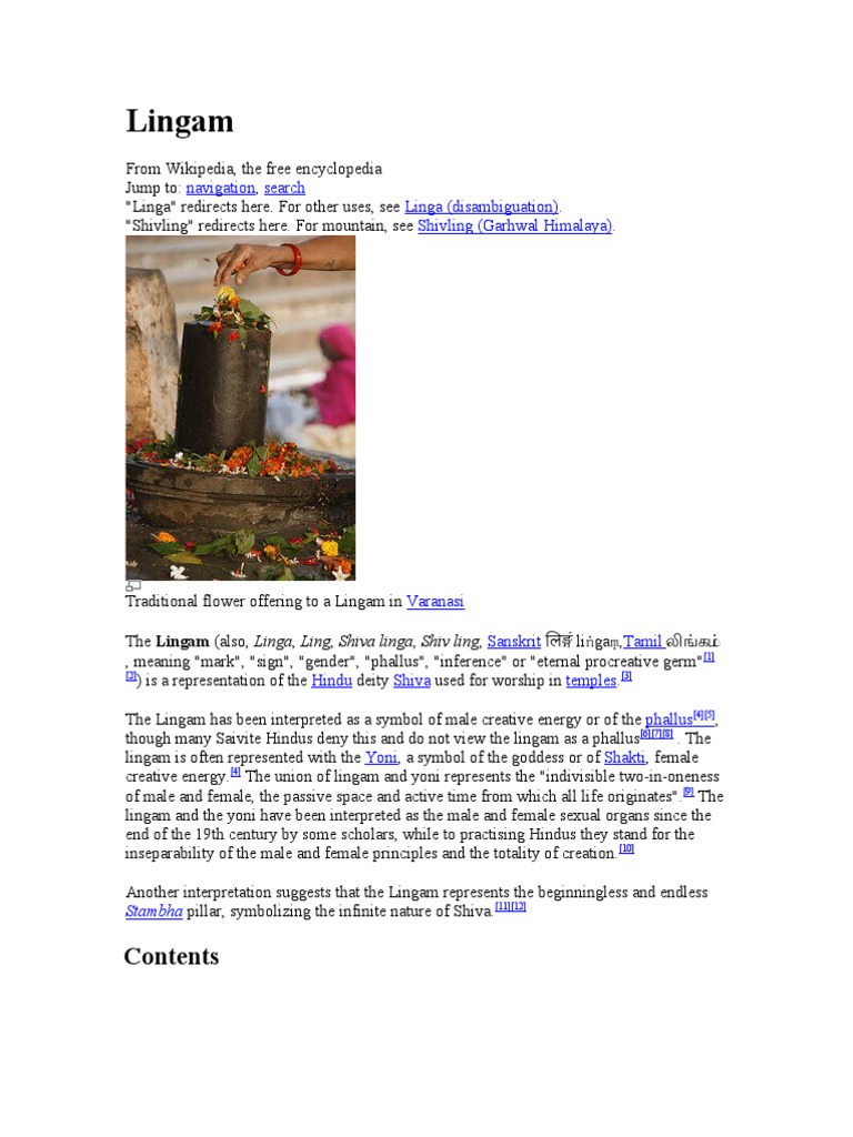 Lingam Story | PDF | Polytheism | Indian Religions, image size:768x1024