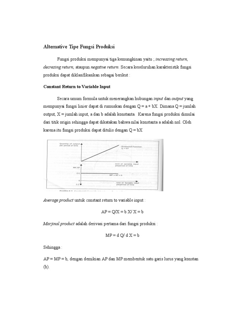 Three Types of Production Functions PDF