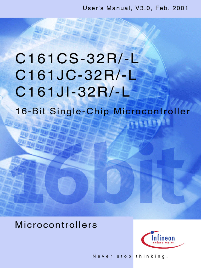 C161 Microcontroller User Manual V3.0 | PDF | Microcontroller ...