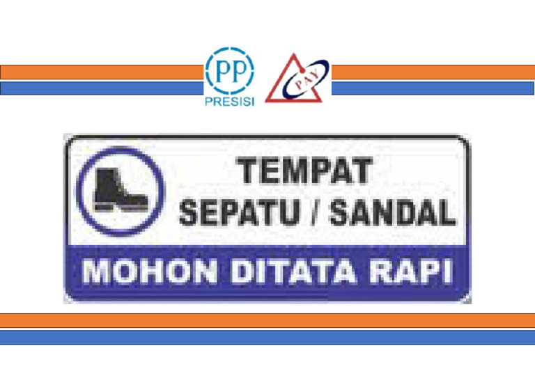 Rambu Tata Rapi Sepatu Sendal | PDF