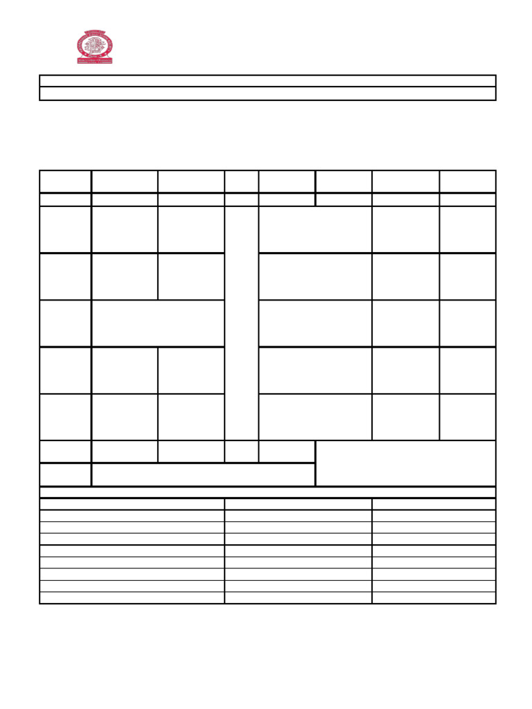 ECE Time Table for Semester I 2025 | PDF | Information Technology ...