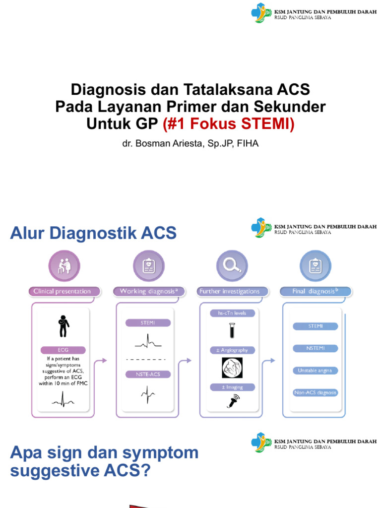 Diagnosis dan Tatalaksana ACS STEMI | PDF