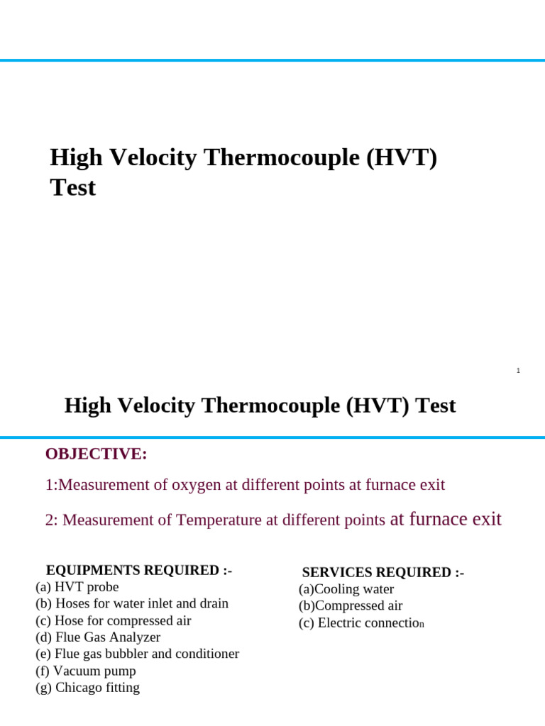HVT Test 15-08-2023 | PDF | Thermocouple | Gases
