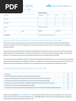 Southwest Airlines Service Animal Form 2025 | PDF | Animals And Humans
