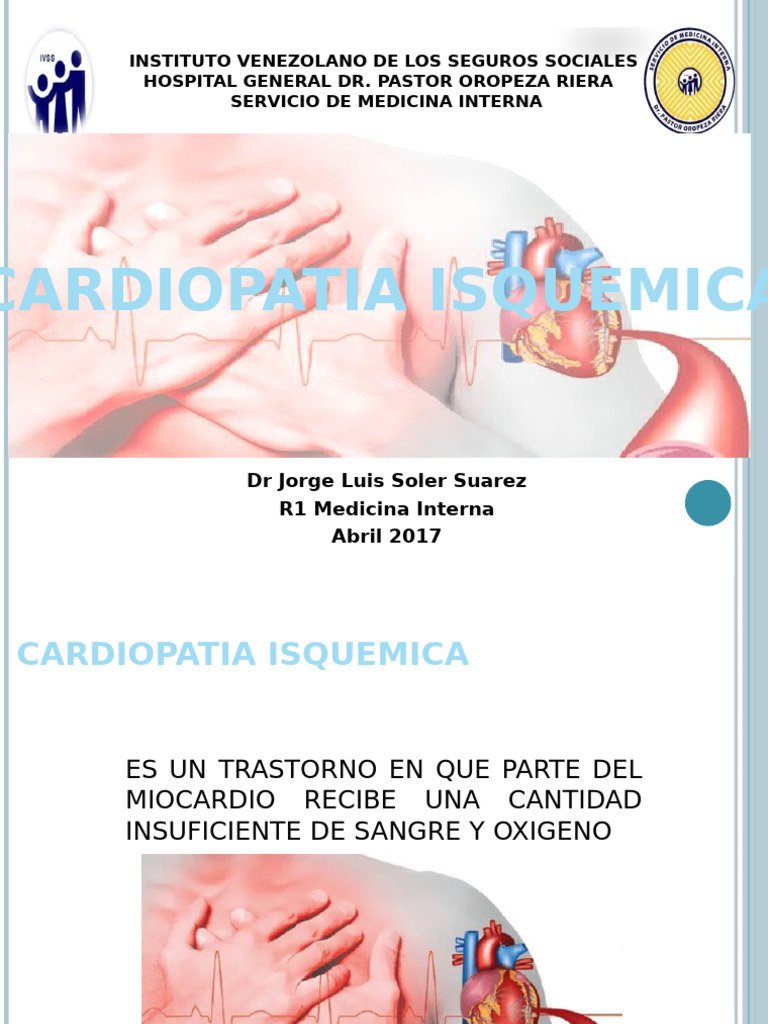 Cardiopatia Isquemica I | PDF | Aterosclerosis | Infarto de miocardio