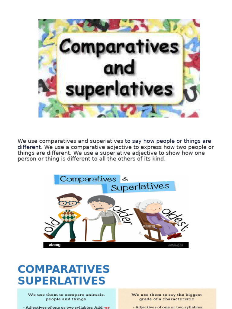 Comparatives and Superlatives 3rd Alfa) | PDF