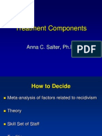 Treatment Components: Anna C. Salter, PH.D