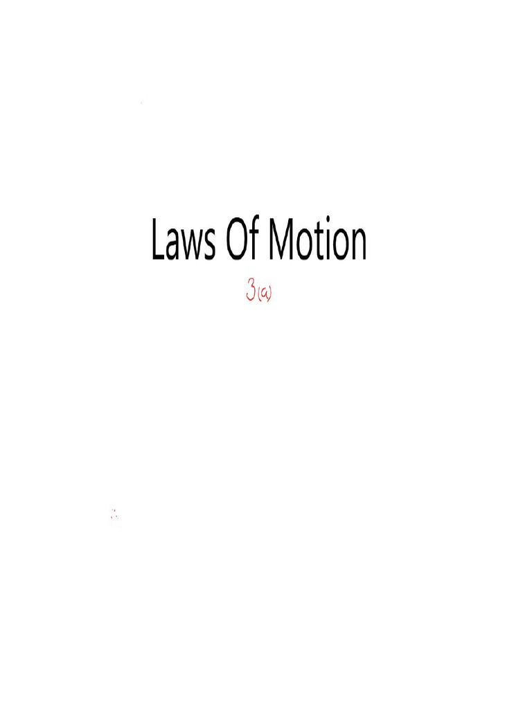 Laws of Motion 3 (A) Complete - 32284370 | PDF