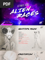 Complete List of Alien Races | PDF | Extraterrestrial Life | Stars