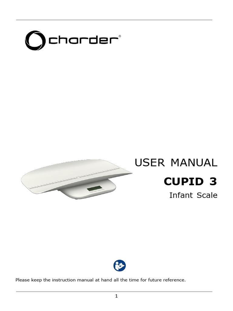 Charder CUPID 3 Infant Scale Manual | PDF | Infants