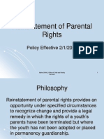 Reinstatement of Parental Rights Presentation - Maine DHHS