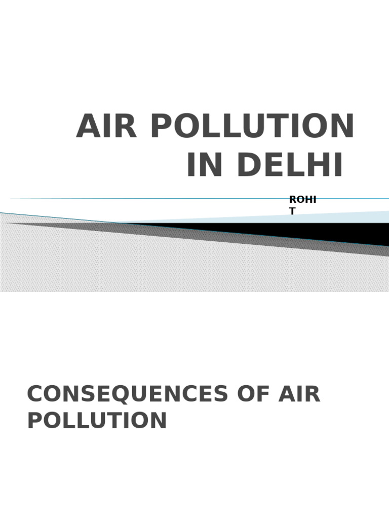 Air Pollution Causes and Solutions in Delhi | PDF