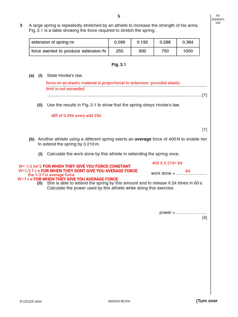 Hooke's Law and Spring Mechanics Analysis | PDF | Force | Physical Sciences