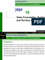 Chapter 10 Sales Forecasting, Quotas and Territory Management-Sales and Distribution Management