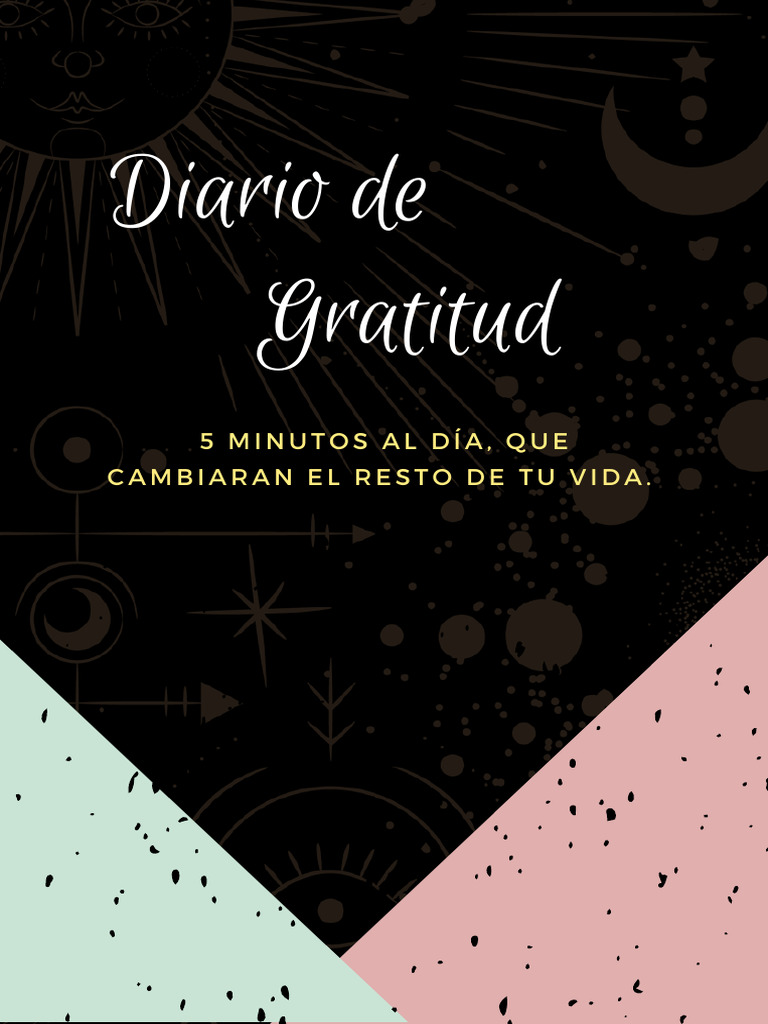 Diario de Gratitud A4 | PDF | Las emociones | Inteligencia emocional