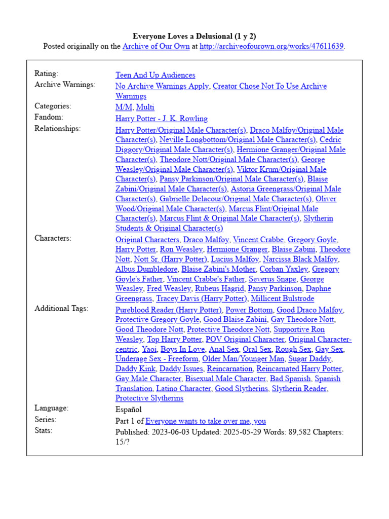 Everyone Loves A | PDF | Harry Potter