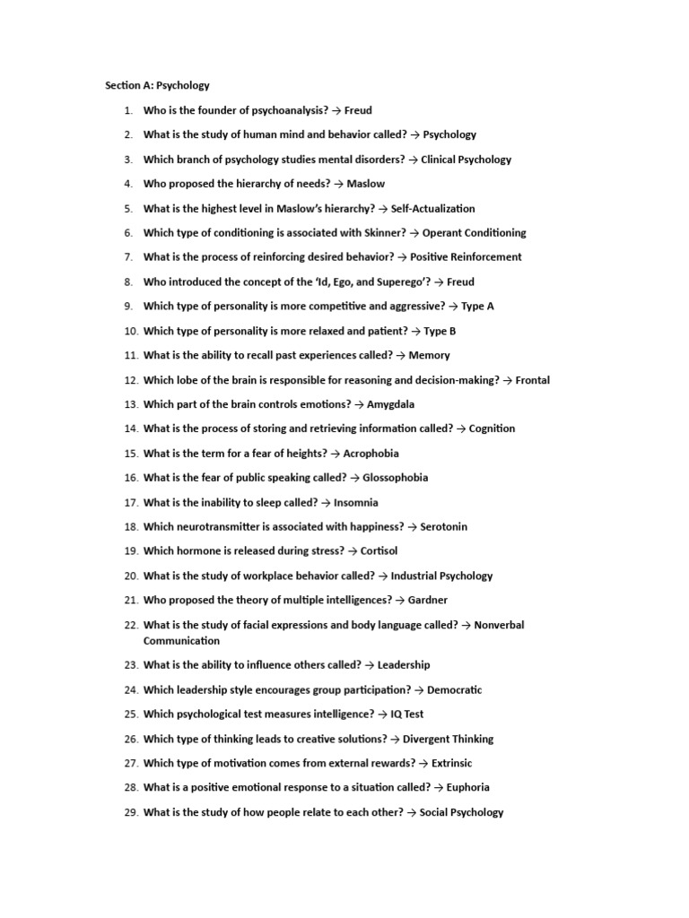 Key Concepts in Psychology and Philosophy | PDF | Psychology | Metaphysics