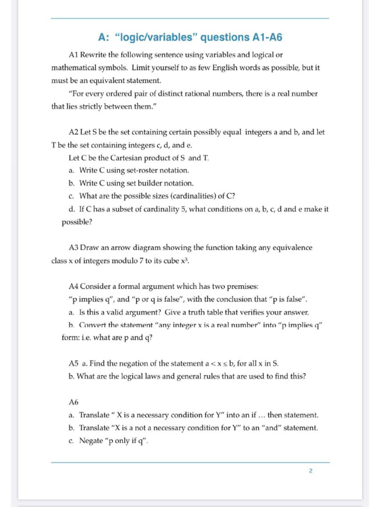 Algebra | PDF