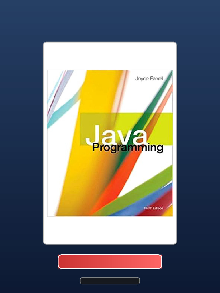 Complete Bundle Java Programming 9th Edition Farrell HQ File | PDF ...