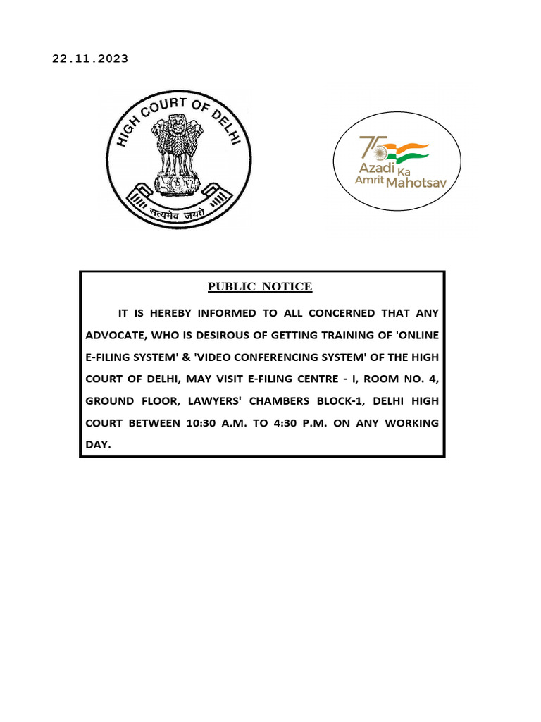 Public Notice | PDF | Advocate