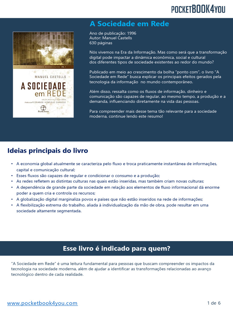 Impactos da Tecnologia na Sociedade Moderna | PDF | Economia ...