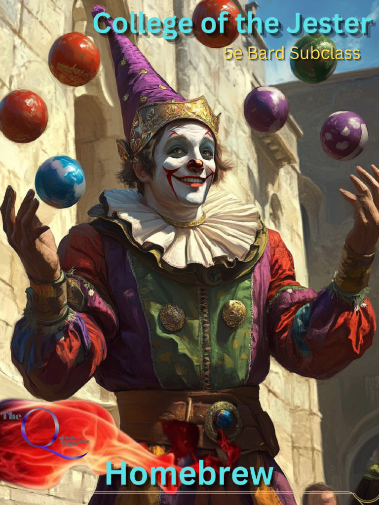 College of the Jester Subclass 5e | PDF | License | Jester
