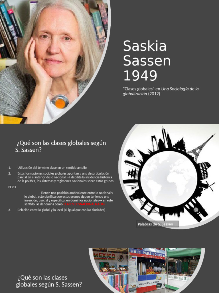 Clases Globales según Saskia Sassen | PDF | Globalización