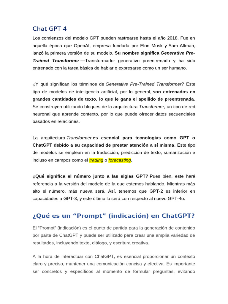 Chat GPT y Prompt | PDF | Enseñando | Aprendizaje