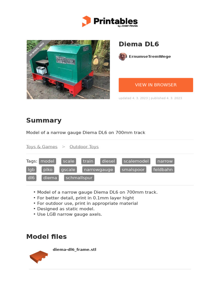 Diema dl6 | PDF
