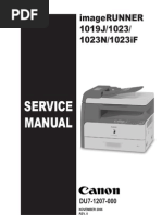 Canon IR 1019J -1023 -1023N -1023iF Service Manual Ing
