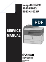 Canon IR 1019J - 1023 - 1023N - 1023if Service Manual Ing