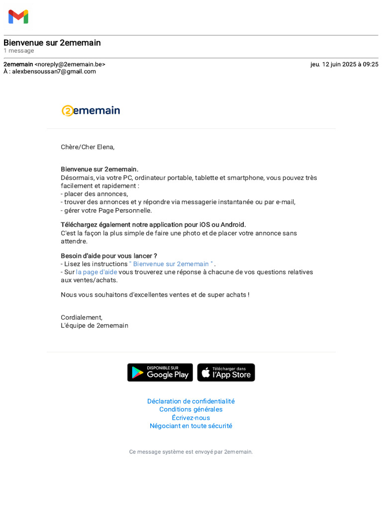 Bienvenue sur 2ememain : Guide d'utilisation | PDF