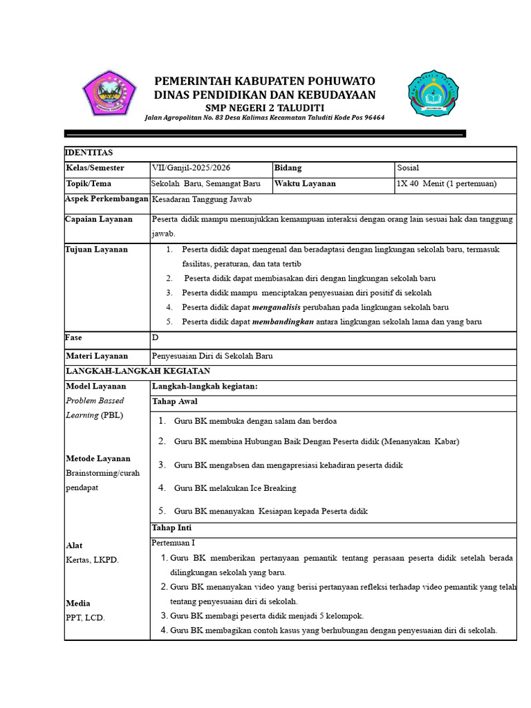 PPG - RPL - Sekolah Baru Semangat Baru-Fitri | PDF