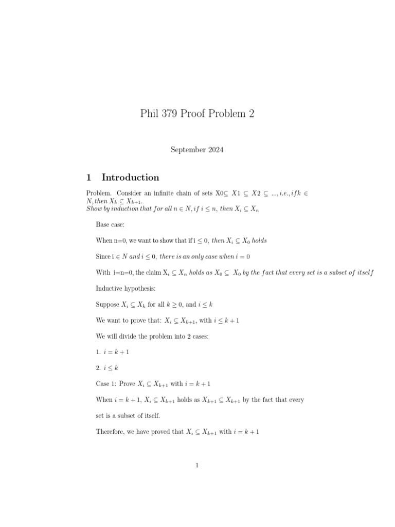 Phil 379 Proof Problem 2 | PDF