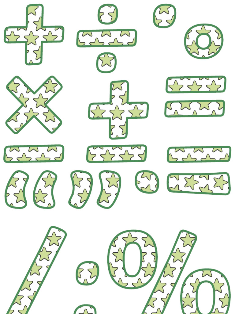 Display Lettering Punctuation | PDF