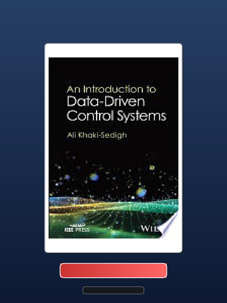 Complete Bundle An Introduction To DataDriven Control Systems Ali ...