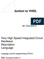 Introduction To VHDL