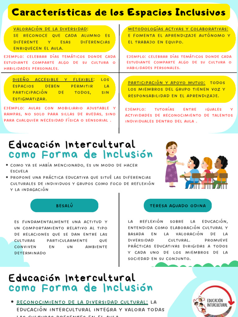 La Educación Intercultural Un Camino Hacia La Inclusión Educativa ...