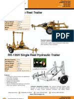 Cable Reel Trailers Hydraulic Trailer Innerduct Trailer