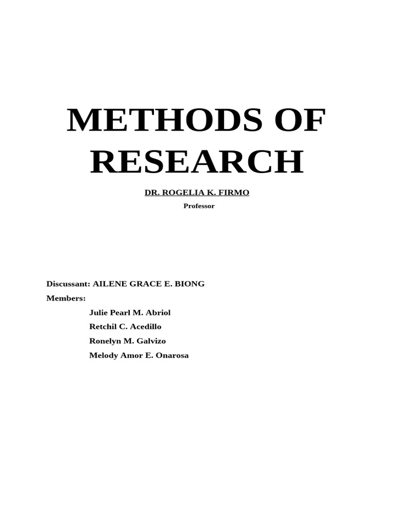 Research Method Selection Framework | PDF | Methodology | Theory