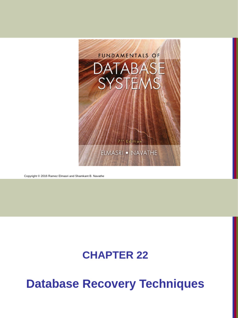 Database Recovery Techniques Explained | PDF | Database Transaction ...