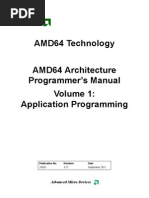 AMD64 Architecture Programmers Manual