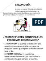 Ergonomía y Condiciones de Trabajo