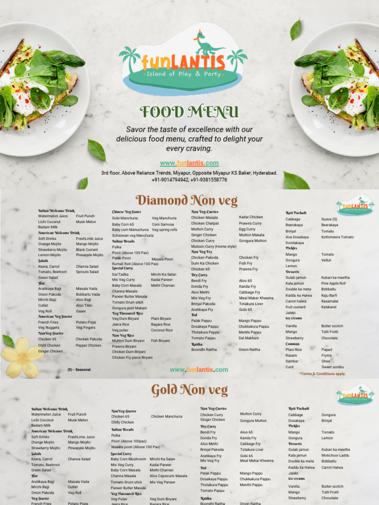 Firangi Laddu Mango Delights Menu | PDF | Curry | Pickling
