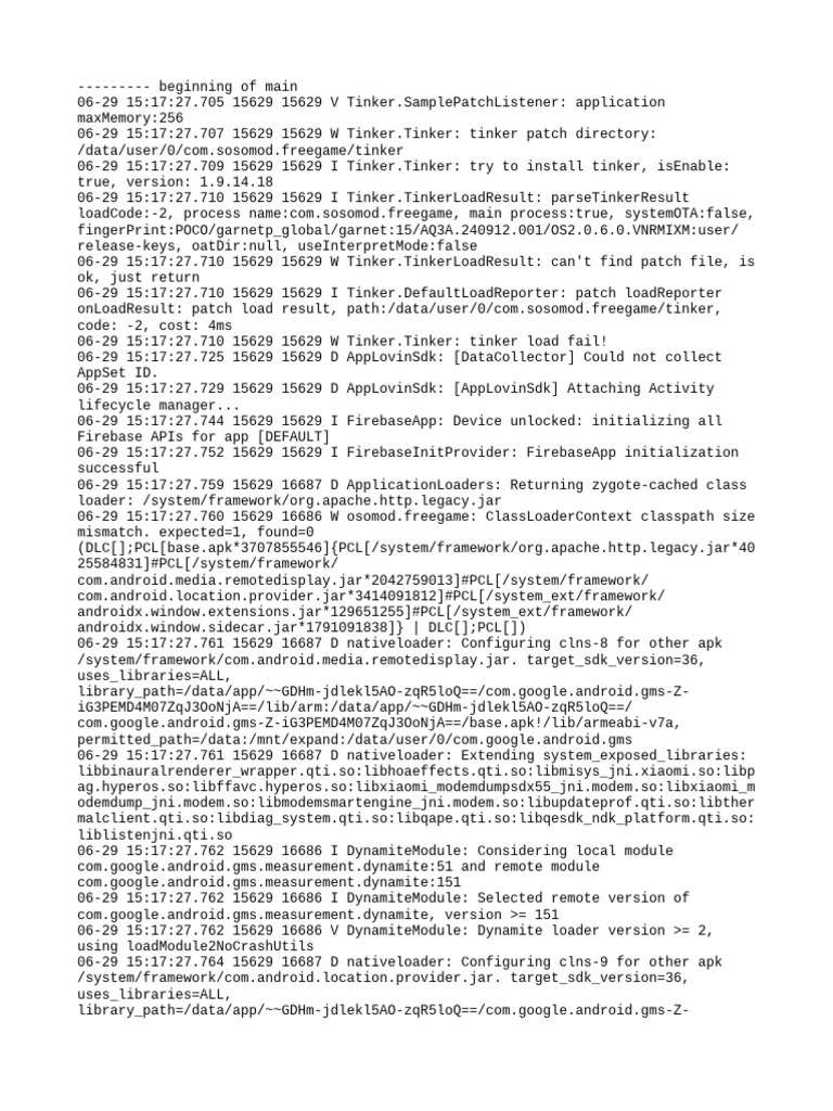 Tinker Patch Load Fail in Sosomod App | PDF | Java (Programming ...