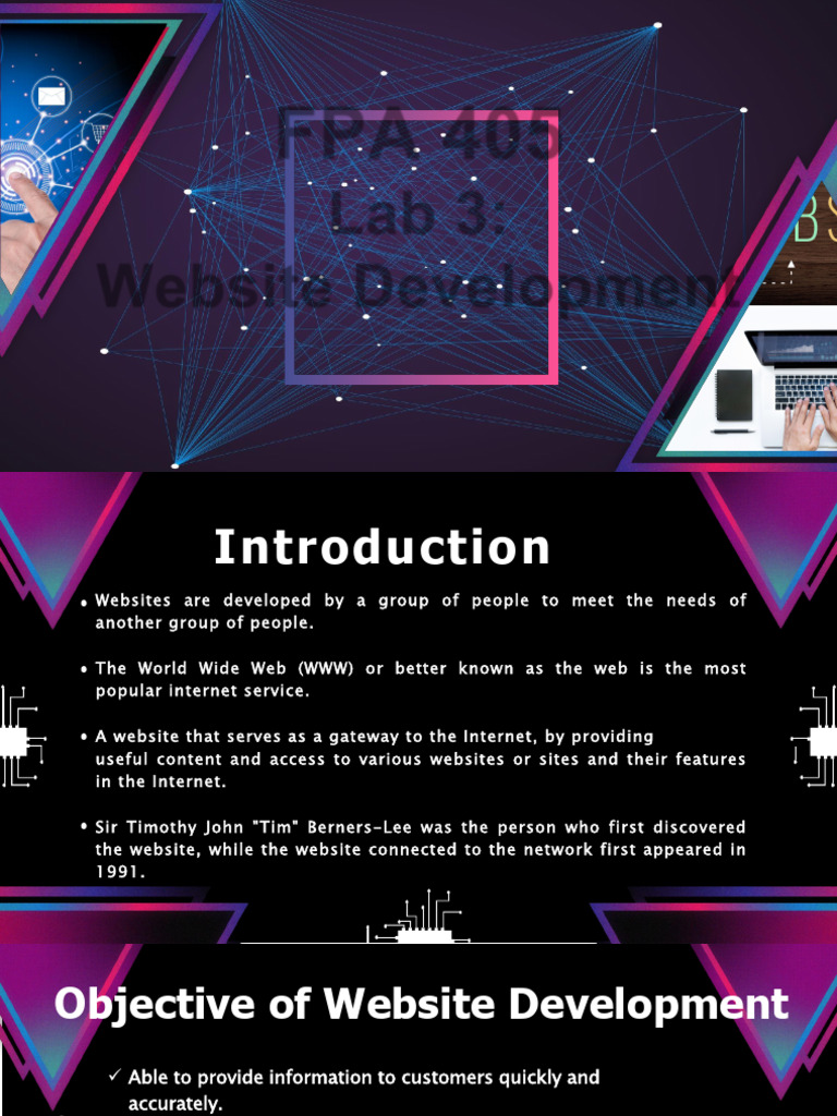 Lab 3 - Website Developement Instruction | PDF | Web Development ...