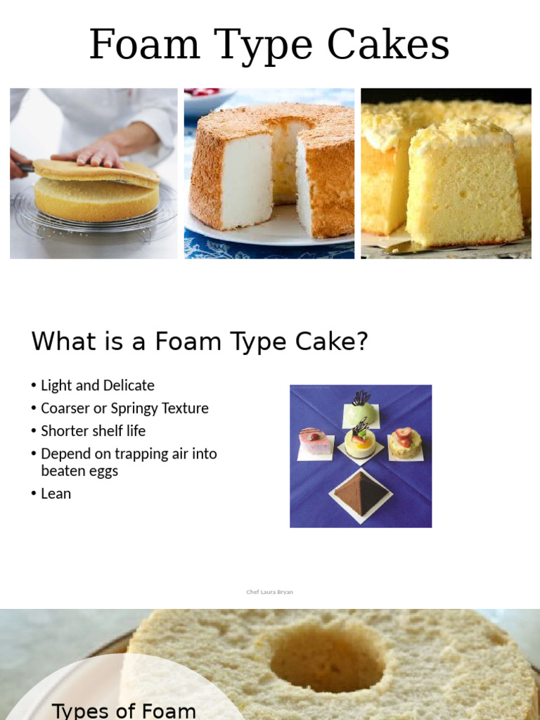 Week 2 .3foam Type Cakes | PDF